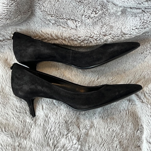 Michael Kors Black Suede Pumps - Picture 4 of 7